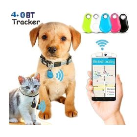 Pet Intelligent Mini Tracker; Anti Loss Tracker Alarm Locator For Dogs & Cats; Wallet Key Tracker; with battery (Color: Light Green)